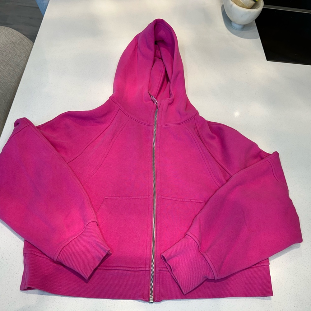 Lululemon Scuba Full-Zip Cropped Hoodie
